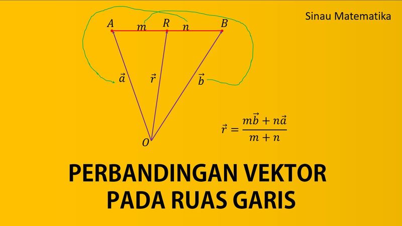 Perbandingan Vektor Pada Ruas garis