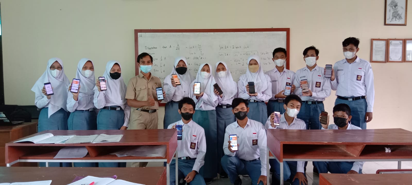 foto bersama siswa