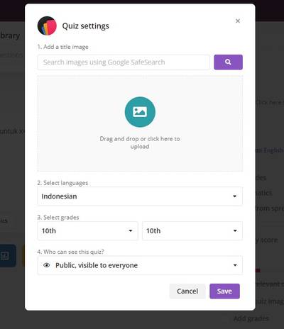 masukkan soal dan jawaban