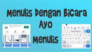 Menulis Dengan Bicara Atau Suara Di HP
